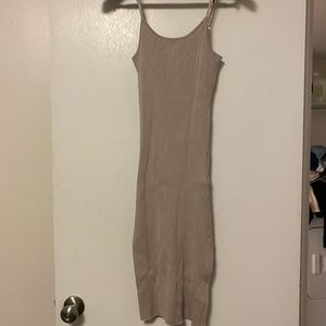 Knit tank dress